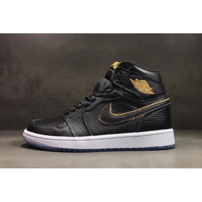 Nike All-star High OG "Los Angeles" Muške Air Jordan 1 Crne Metalne Zlatne | H61T00RL