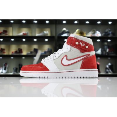 Nike Bespokeind Custom "Drake" Muške Air Jordan 1 Crvene Sive | HB5T6AJ0