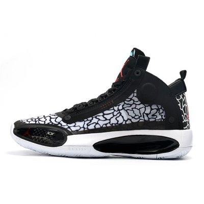 Nike "Black Cement" Muške Air Jordan 34 Crne | TN9L1QPY