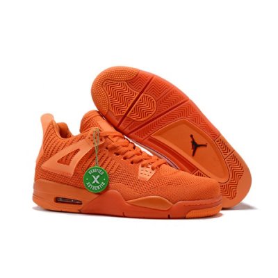 Nike Flyknit "Total Orange" Muške Air Jordan 4 Narančaste | 65JMNPBG