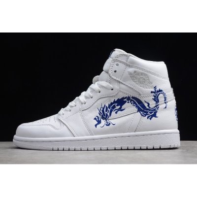 Nike High OG "Dragon" Muške Air Jordan 1 Bijele Plave | DLU1OZY6