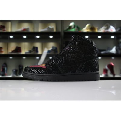 Nike Lhm Pomb "Los Primeros" Muške Air Jordan 1 Crne Visebojne | OHHFPDP5