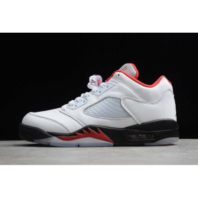 Nike Low "Fire Red" Muške Air Jordan 5 Crvene Crne | 7WKCEAPJ