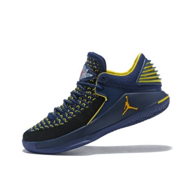 Nike Low "Michigan" Muške Air Jordan XXX Tamnoplave Žute | C452TLE5