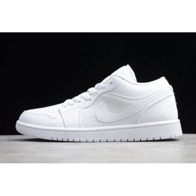 Nike Low "Triple White" Muške Air Jordan 1 Bijele | NJJ6TRTG