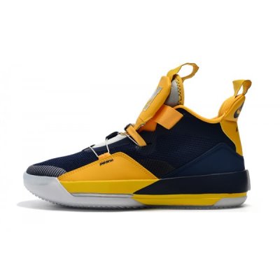 Nike Michigan PE Muške Air Jordan 33 Tamnoplave Plave | BBRC964I