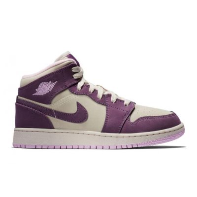 Nike Mid GS Pro Ženske Air Jordan 1 Ljubičaste | 8RN4XTPZ