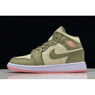 Nike Mid GS Trooper/Bleached Ženske Air Jordan 1 Koraljne | N2Q54WO2