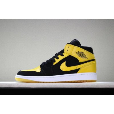 Nike Mid "New Love" Muške Air Jordan 1 Crne | FD9O57K4