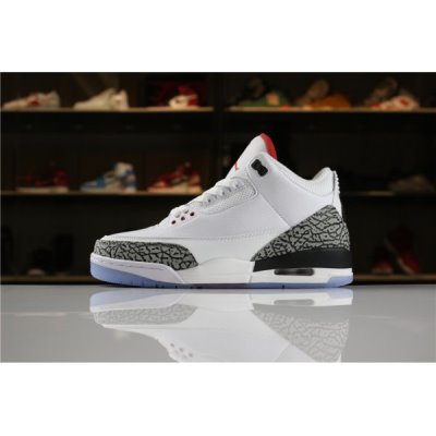 Nike NRG "Free Throw Line" Muške Air Jordan 3 Bijele Crne Crvene | Y2VZ7ZPB