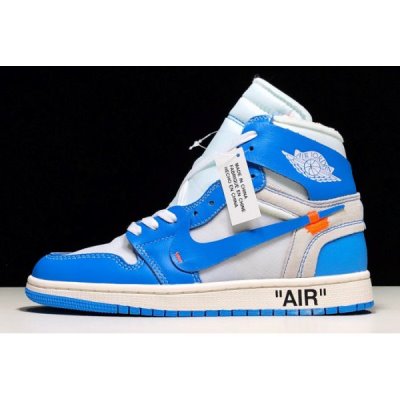 Nike Off White Ow "Unc" Ženske Air Jordan 1 Bijele | DXCWG54Z