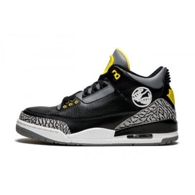 Nike Oregon Ducks "Pit Crew" Muške Air Jordan 3 Crne | Z94X94JO