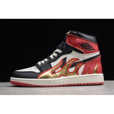 Nike Palm Angels X Retro High Og Muške Air Jordan 1 Crne Crvene | ICBDOFCS