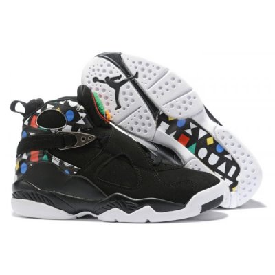 Nike "Quai 54" Muške Air Jordan 8 Crne Visebojne | 4JJOW6RS