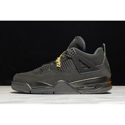 Nike Retro "Black Cat" Muške Air Jordan 4 Crne Tamno Sive | T4E2JB3P