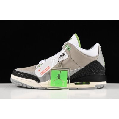 Nike Retro "Chlorophyll" Muške Air Jordan 3 Svijetlo Sive | J7KI8D1B