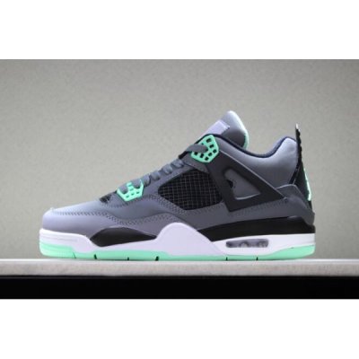 Nike Retro "Green Glow" Muške Air Jordan 4 Zelene Tamno Sive Sive | 7LL7PKFP