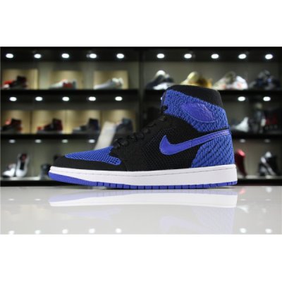 Nike Retro High Flyknit "Royal" Muške Air Jordan 1 Kraljevska Plava Crne Kraljevska Plava | NUC024L4