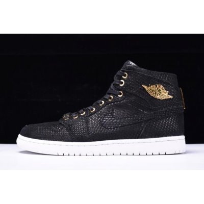 Nike Retro High OG "Pinnacle" Muške Air Jordan 1 Crne Metalne Zlatne | JV8TTZGE