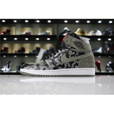 Nike Retro High Premium "Shadow Camo" Muške Air Jordan 1 Sive Maskirne Crne | CRFFRLBW