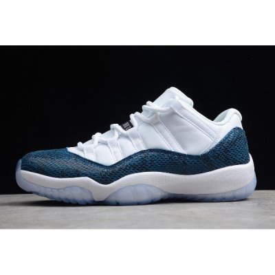 Nike Retro Low "Navy Blue Snakeskin" Muške Air Jordan 11 Tamnoplave Plave Zmijski Print Boje Kože | VRKA77ZK