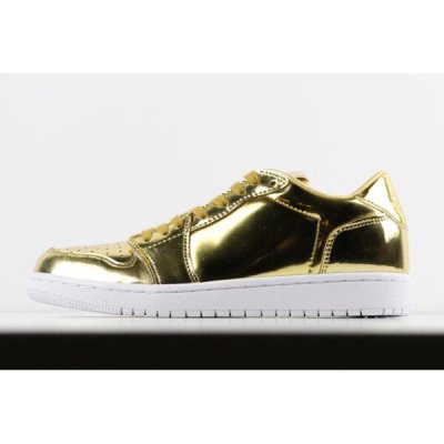 Nike Retro Low No Swoosh OG Pinnacle "Metallic Gold" Muške Air Jordan 1 Metalne Zlatne | 55DWLDKL