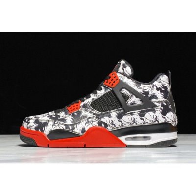 Nike Retro "Tattoo" Muške Air Jordan 4 Crne Crvene | BBEUCNON