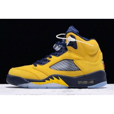 Nike Sp "Michigan" Muške Air Jordan 5 Tamnoplave | 5AOBTV72