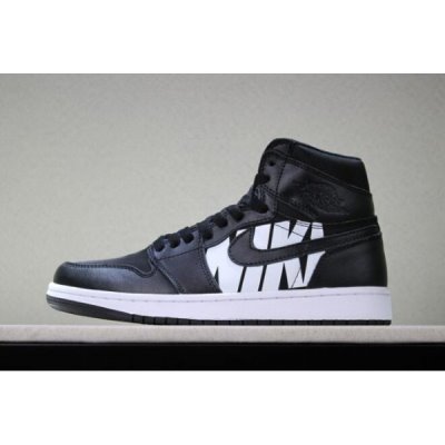 Nike "Swoosh" Muške Air Jordan 1 Bijele Crne | NPTJU1EO