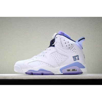 Nike "Unc Championship" Muške Air Jordan 6 Bijele Plave | D029XB7W