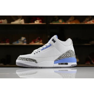 Nike "Unc" Muške Air Jordan 3 Bijele Plave | M7GIL6EH