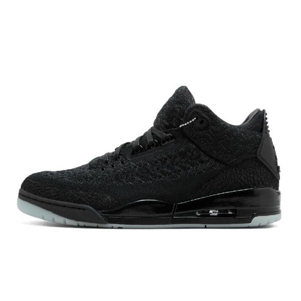 Nike Flyknit Muške Air Jordan 3 Crne Tamno Sive Crne | S15H5HVN