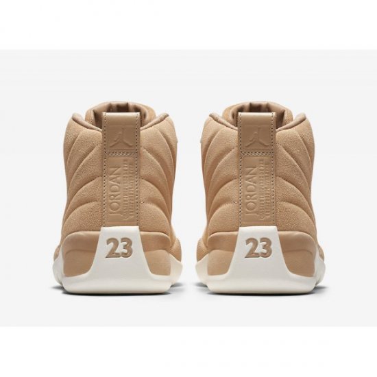 Nike GS Vachetta Tan/Metallic Ženske Air Jordan 12 Smeđe Metalne Zlatne | E5SKXTRS