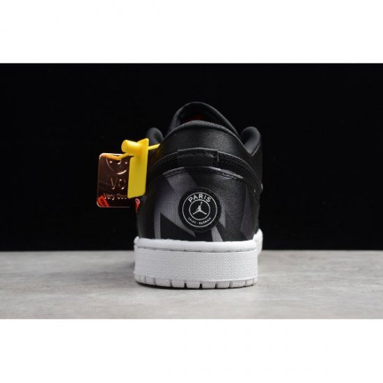 Nike Low Psg Paris Saint-germain Muške Air Jordan 1 Crne | OXQF0VQ4