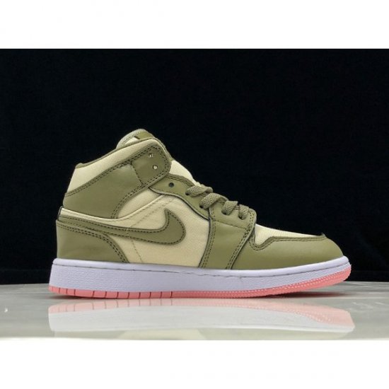 Nike Mid GS Trooper/Bleached Ženske Air Jordan 1 Koraljne | N2Q54WO2