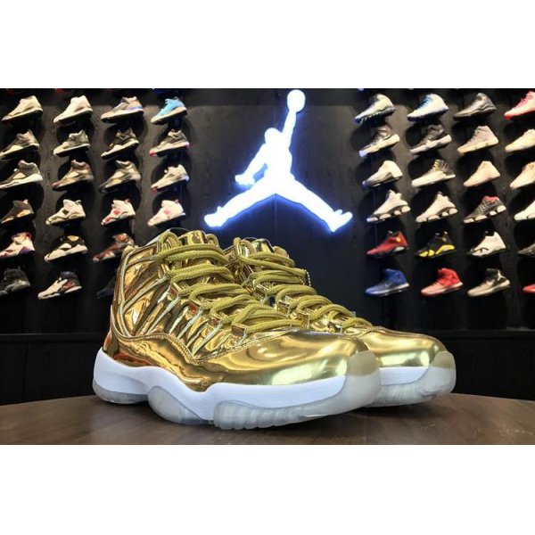 Nike Pinnacle Muške Air Jordan 11 Metalne Zlatne | K960DHBZ