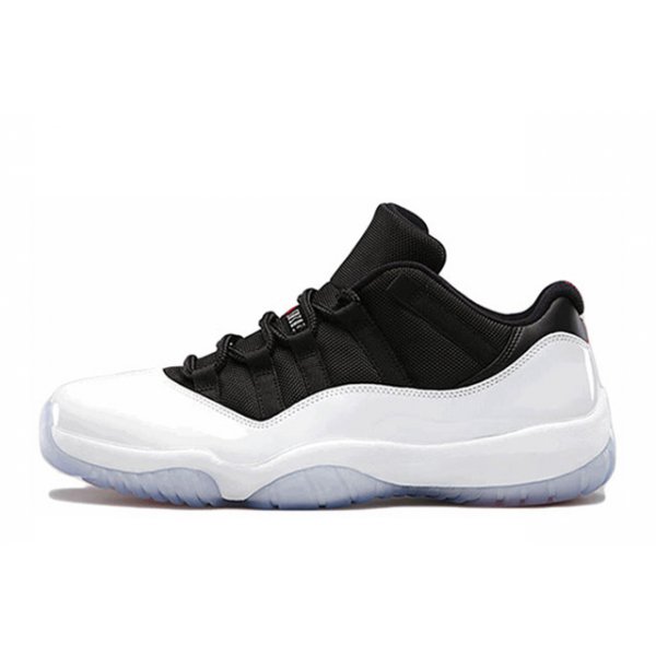 Nike Retro Low Muške Air Jordan 11 Bijele Crne Crvene | MR3N0E7T