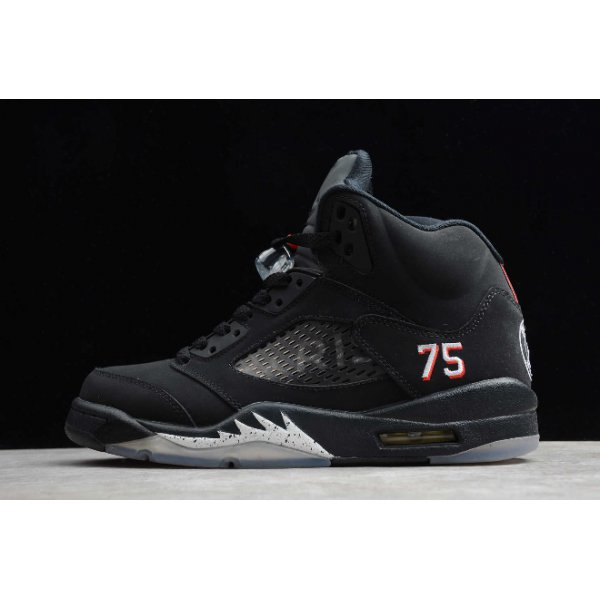 Nike Retro Paris Saint-germain Muške Air Jordan 5 Crne | 6J877LG9