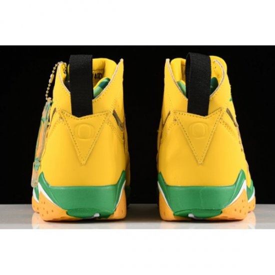 Nike Retro Patta Oregon Ducks PE Muške Air Jordan 7 Žute Zelene | 0DYEHZ1L