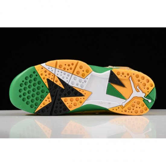 Nike Retro Patta Oregon Ducks PE Muške Air Jordan 7 Žute Zelene | 0DYEHZ1L