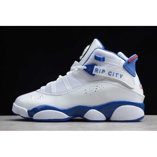 Nike Rings Muške Air Jordan 6 Bijele Plave Crvene | 2D8DBDKV