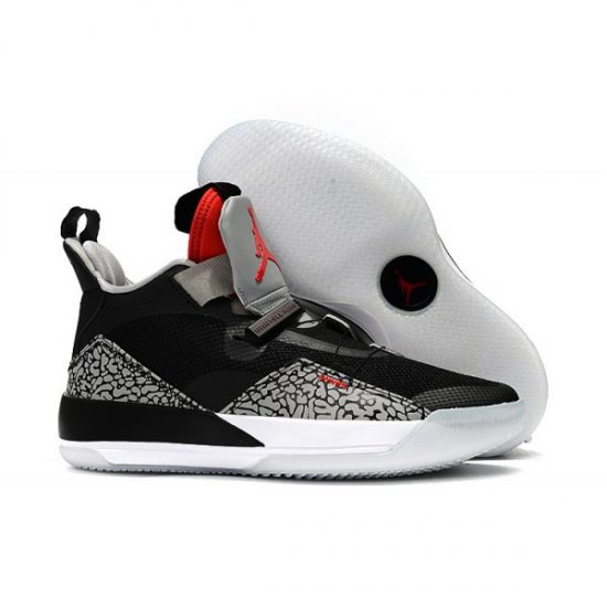 Nike XXXIII Cement Elephant Print Muške Air Jordan 33 Crne | 8SKX7NOV