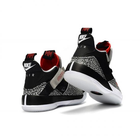 Nike XXXIII Cement Elephant Print Muške Air Jordan 33 Crne | 8SKX7NOV