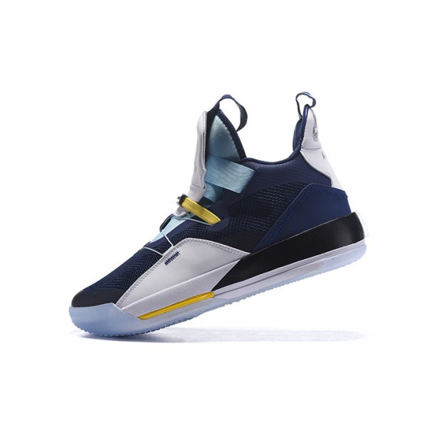 Nike XXXIII Muške Air Jordan 33 Tamnoplave Plave Menta Zelene Žute | VBI48Q9J