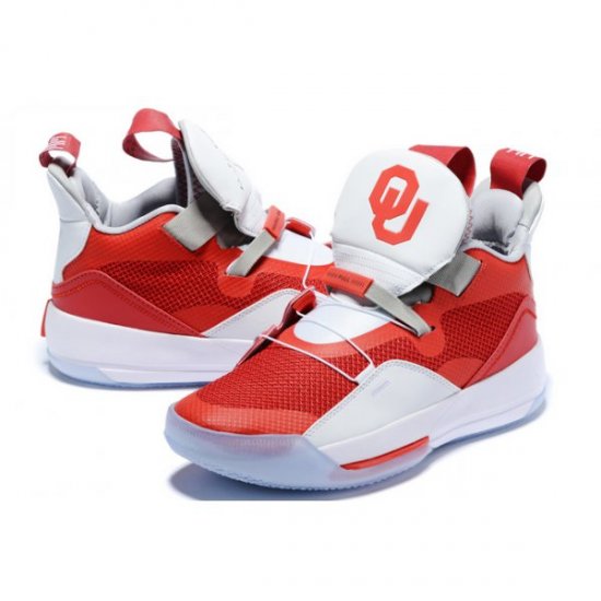 Nike XXXIII University Muške Air Jordan 33 Crvene Sive | HNK6R7Q6